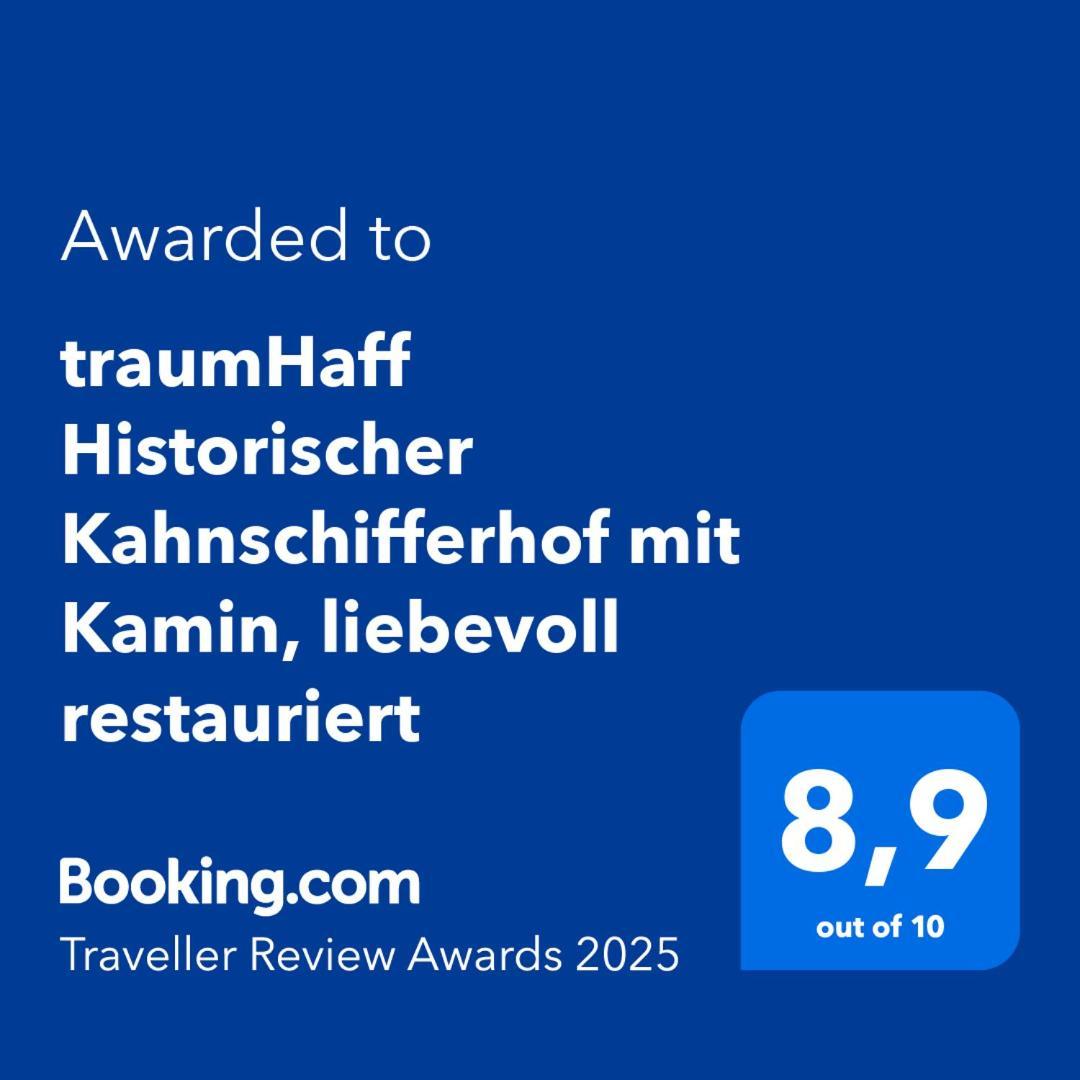 Traumhaff Historischer Kahnschifferhof Mit Kamin, Liebevoll Restauriert Vogelsang-Warsin Eksteriør billede